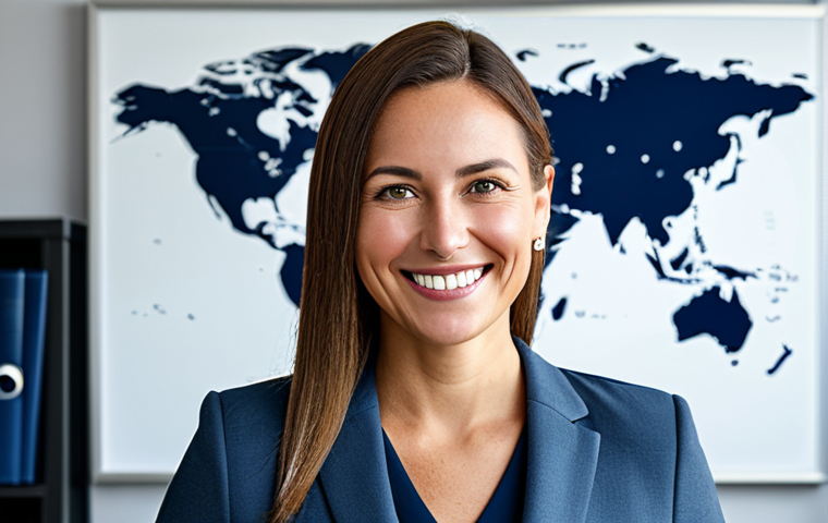 Global Real Estate Investment Advisor**

"A professional real estate investment advisor, fully clothed in a modest business suit, standing in a modern office with a world map in the background, smiling confidently, appropriate attire, safe for work, perfect anatomy, natural pose, high-quality professional photograph, family-friendly."

**