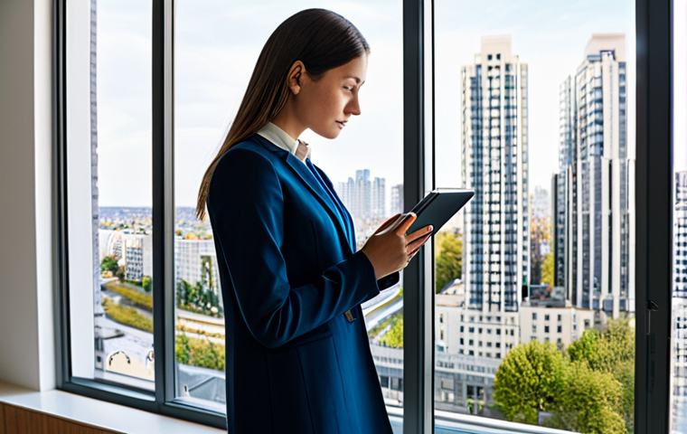 공인중개사와 부동산 정책 변화의 사회적 영향 분석 - Modern City Apartment Shopping**

A young, fully clothed professional woman in modest business attir...