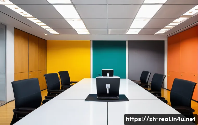 공인중개사 필수 서류 준비 요령 - A modern Chinese notary office interior with a clean, organized desk featuring neatly arranged folde...