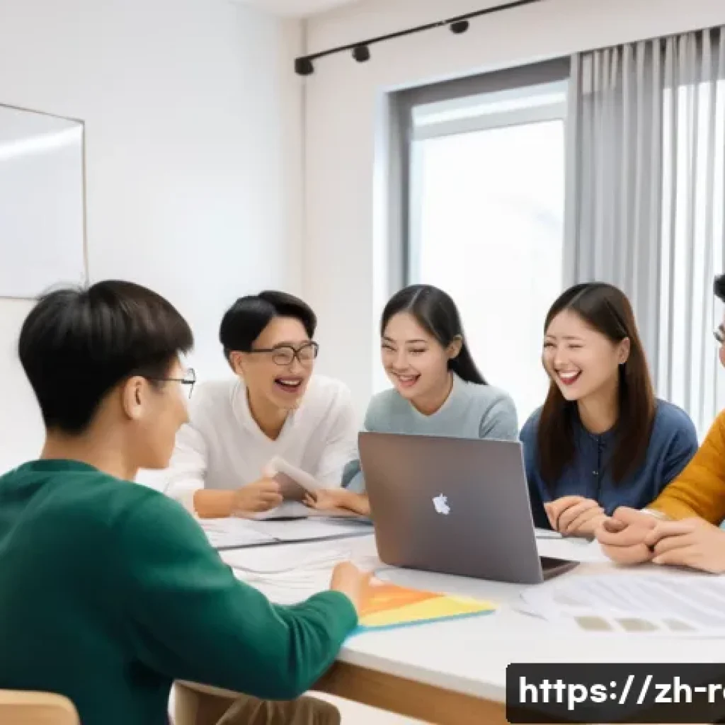 공인중개사 합격자 커뮤니티 활용법 - A modern online study community scene featuring diverse young adults from various Chinese cities eng...