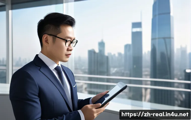공인중개사 자격증의 활용성과 관련된 사회적 가치의 연구 - A modern Chinese real estate agent in a sleek office setting, wearing professional business attire w...