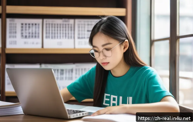 공인중개사 시험 준비를 위한 피드백 받기 - A modern study room scene featuring a young adult Chinese student sitting at a tidy desk, focused on...